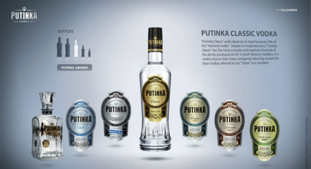 Gioi thieu 2 loai Putinka vodka