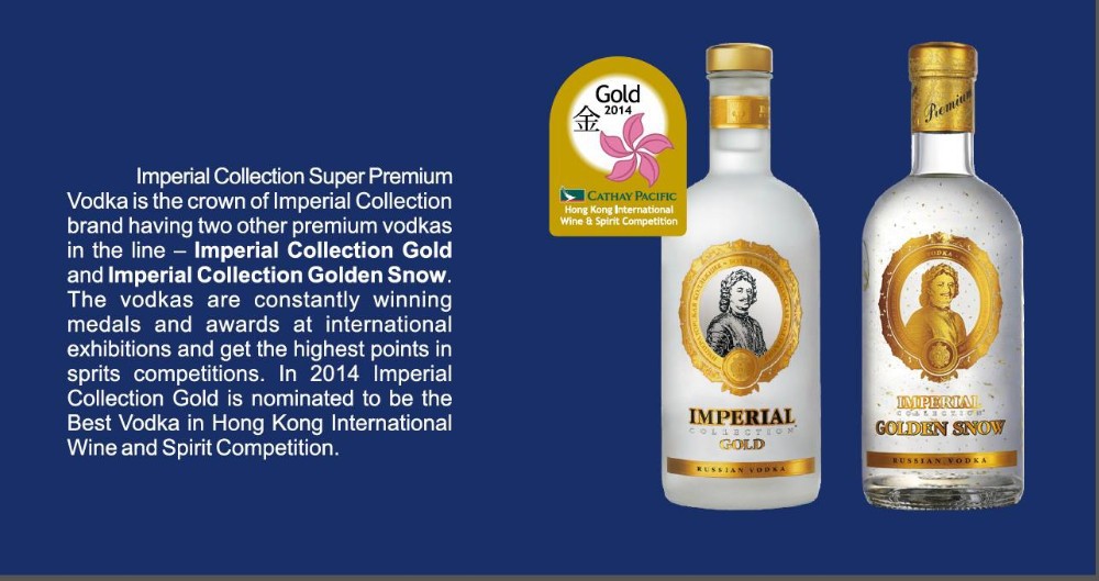 Imperial Collection Golden Snow vodka