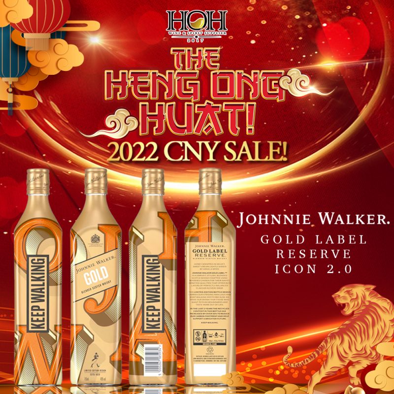 JOHNNIE WALKER GOLD icons quang cao