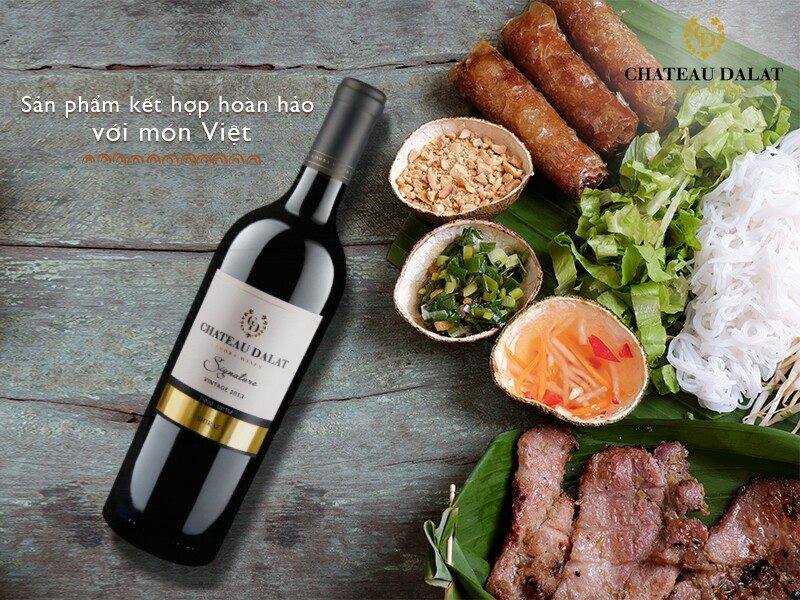 Signature Shiraz 750 ml mon viet