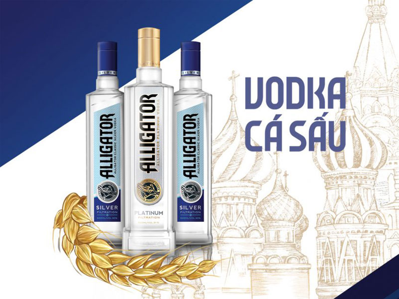 Vodka ca sau den xanh