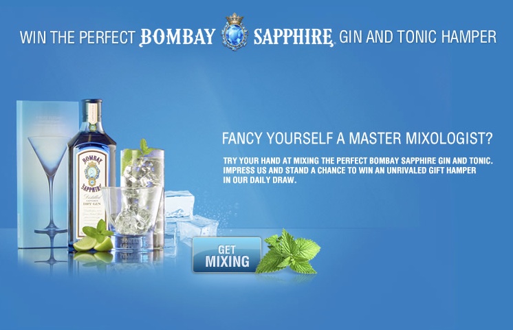 bombay sapphire gin quang cao