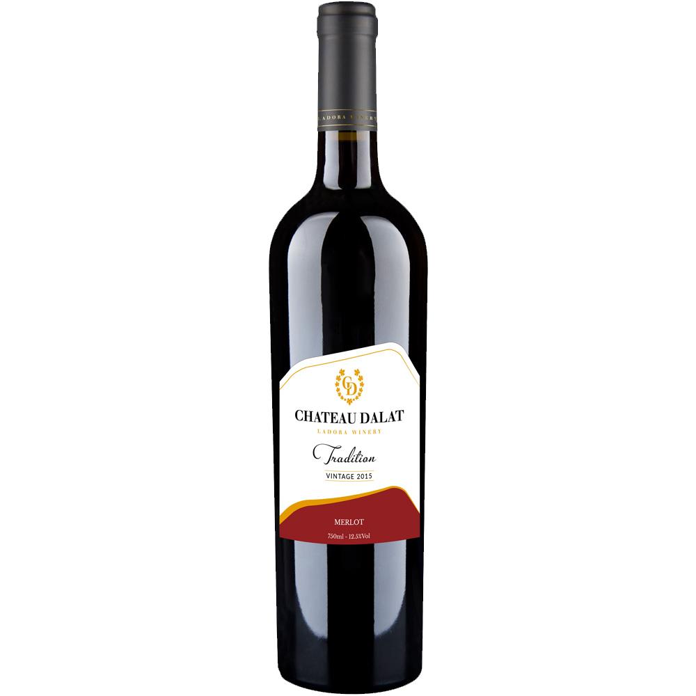 tradition merlot 750ml 125 do