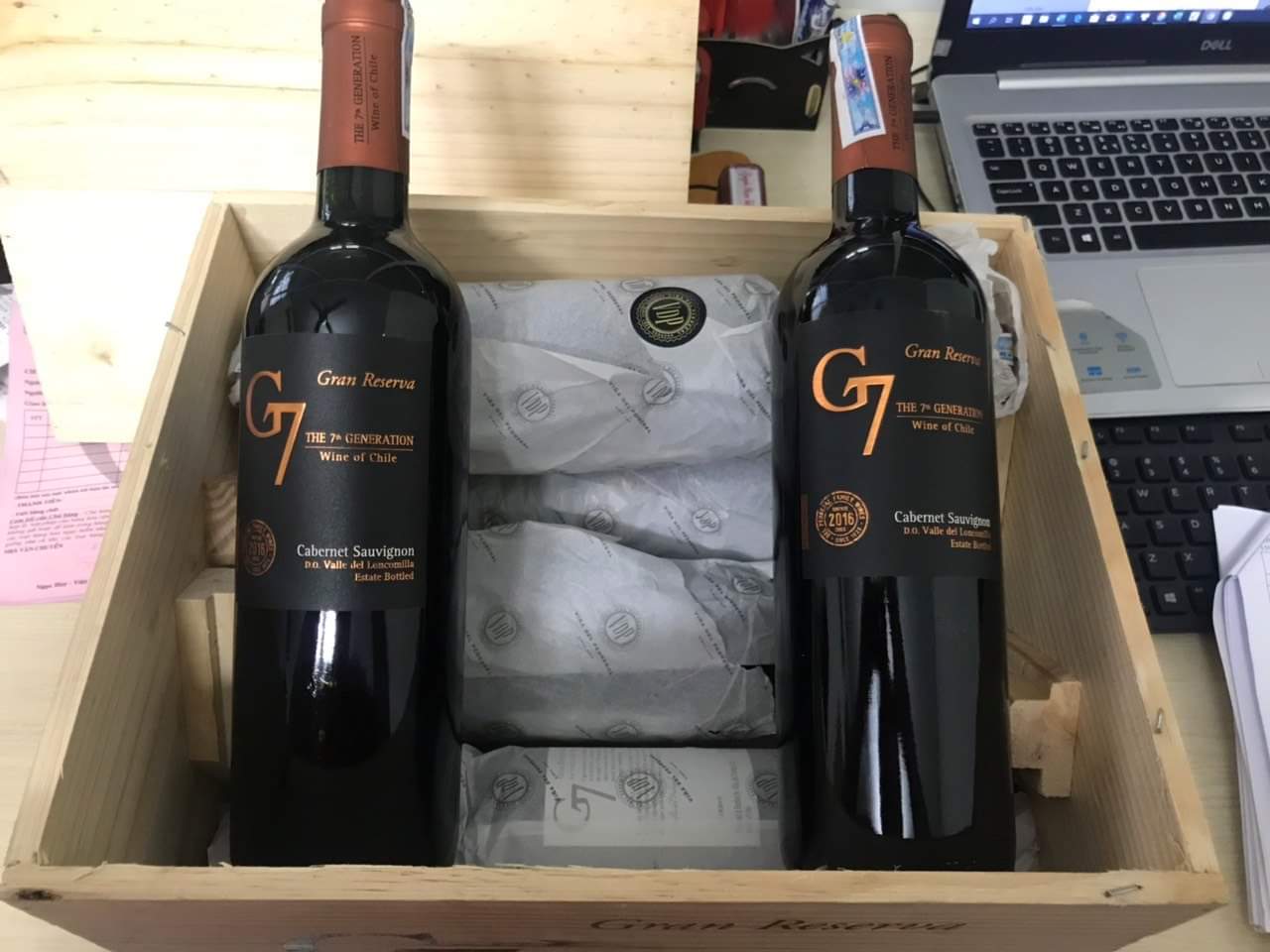 vang chi le g7 grand reserva cabernet Sauvignon PHANPHOIRUOUVANG