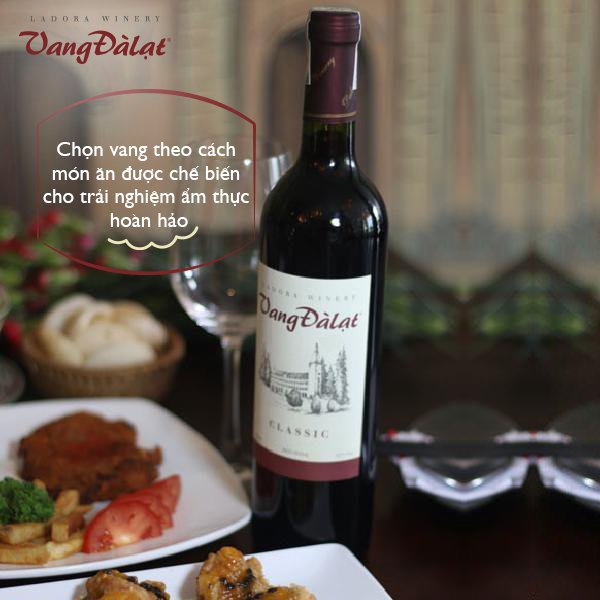 Classic red wine do da lat