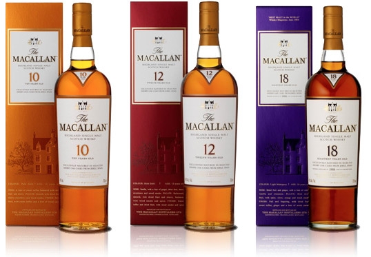 RƯỢU macallan whisky 10 12 18