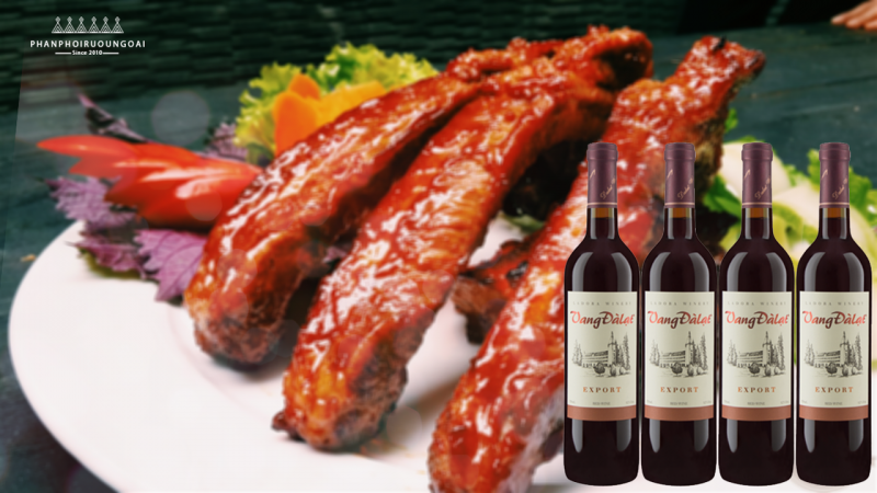 cuu nuong vang da lat export red wine 750ml 12do