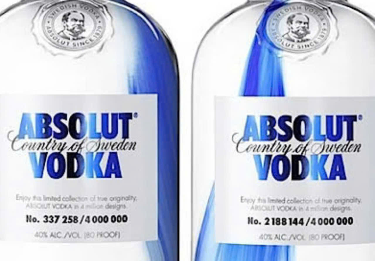 Nhan hieu Vodka Absolut