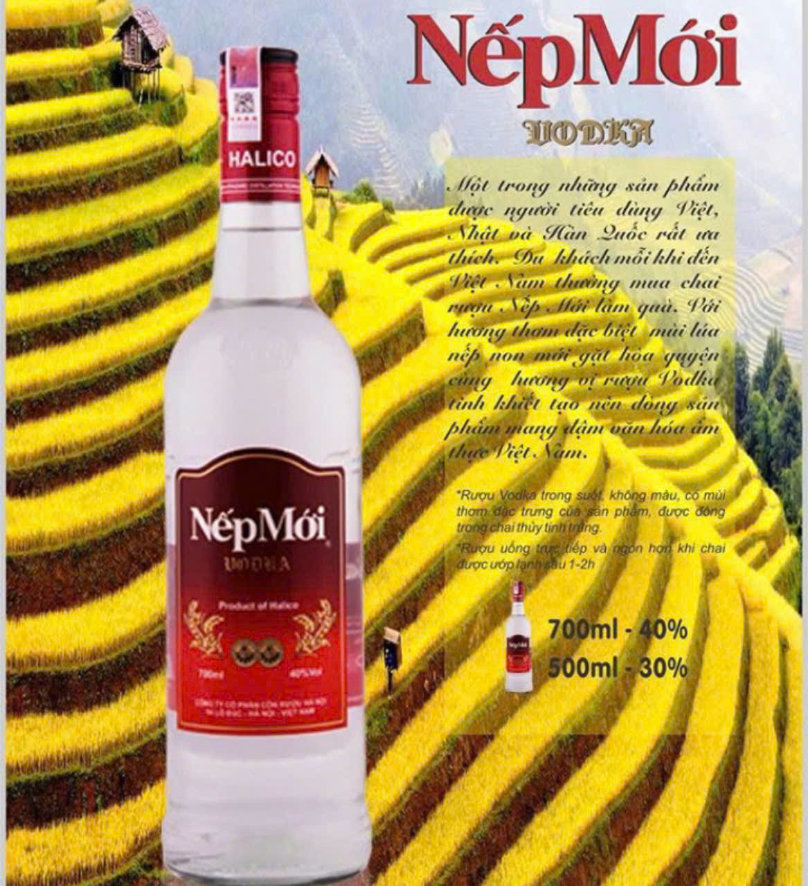 Ruou Vodka Nep moi Halico 12