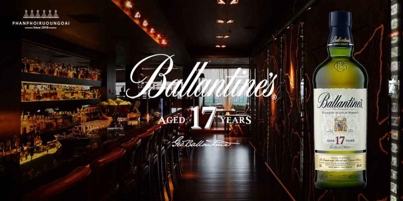 ruou ballantines 17 QC